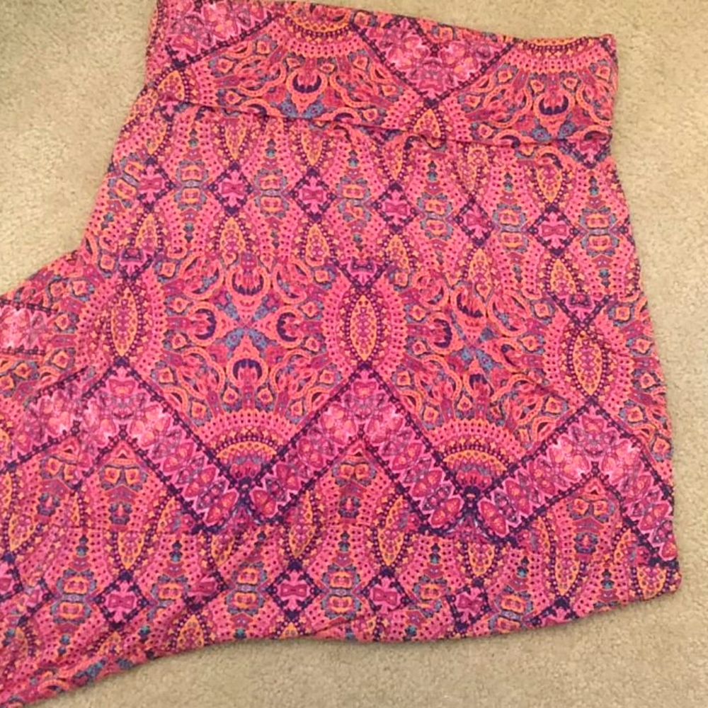 Multi-color maxi skirt